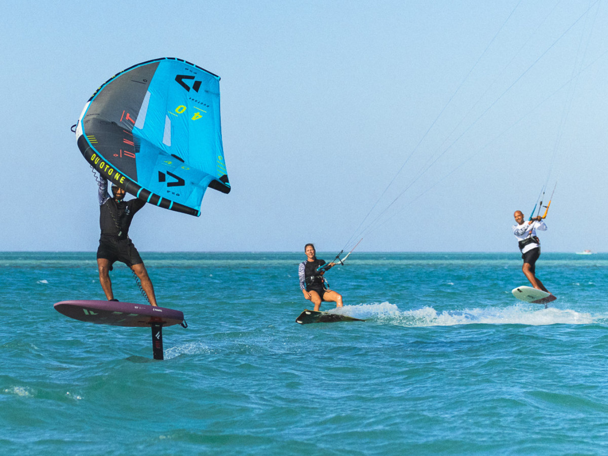 wingfoiling kitesurfing and kitefoiling