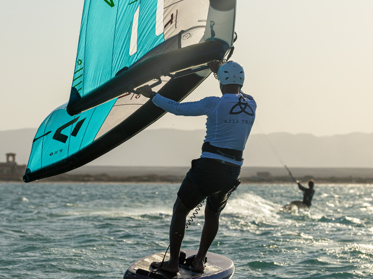 wingfoil student in el gouna